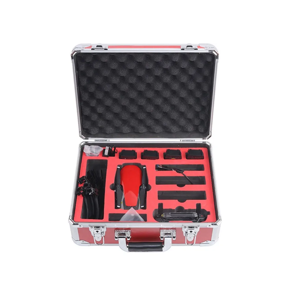 Красный/черный Mavic Air Drone Водонепроницаемый чемодан для хранения