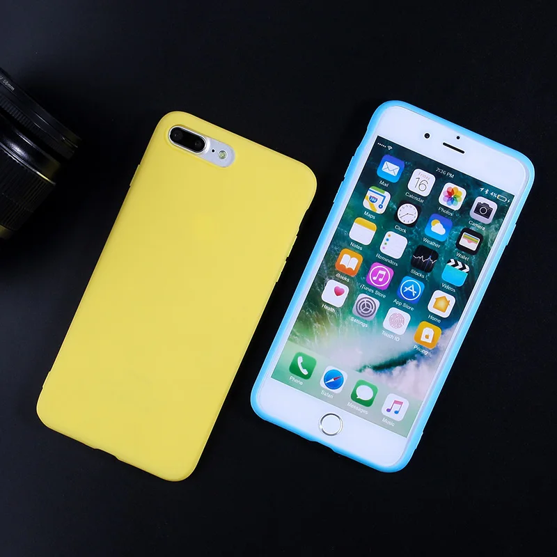 Карамельные чехлы для iPhone XR XS роскошные из ТПУ 7 Plus 8 6 6S 5 SE 5S Xr X Max мягкие