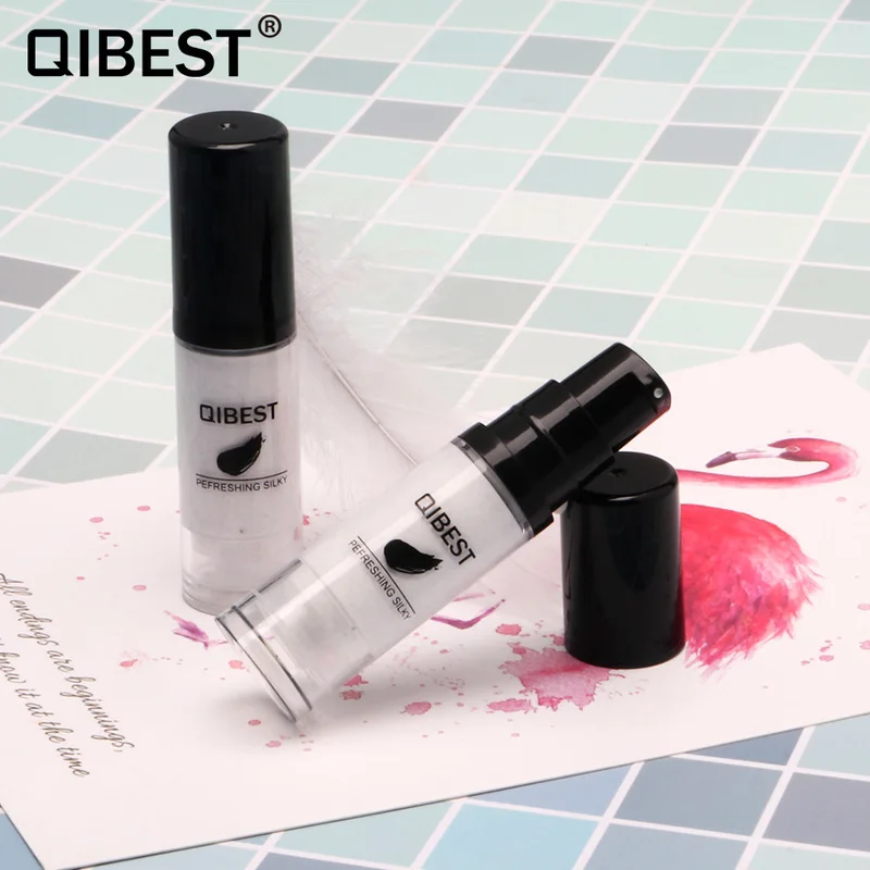 QIBEST 1 шт. стойкий согревающий цвет лица основа жидкая гладкая осветляющая маскирующий тональный крем шелковистая установка макияж TSLM1