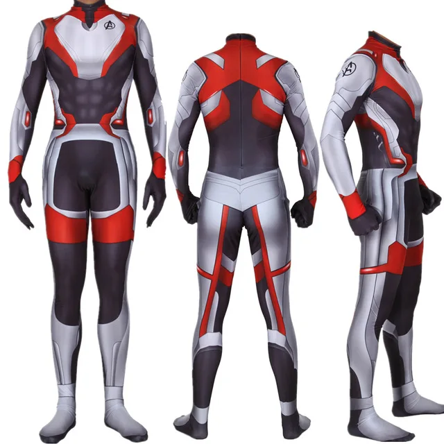 Новый костюм для косплея Endgame Quantum Realm супергероя Zentai комбинезон|Костюмы из