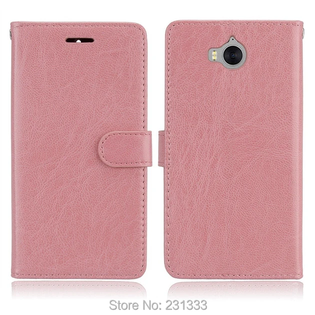 Чехол-Кошелек C-ku Crazy Horse кожаный чехол для Huawei Y5 2017 Y6 Y3 Honor 9 6A 6C Enjoy 6S 7 Nova 2 Plus футляр