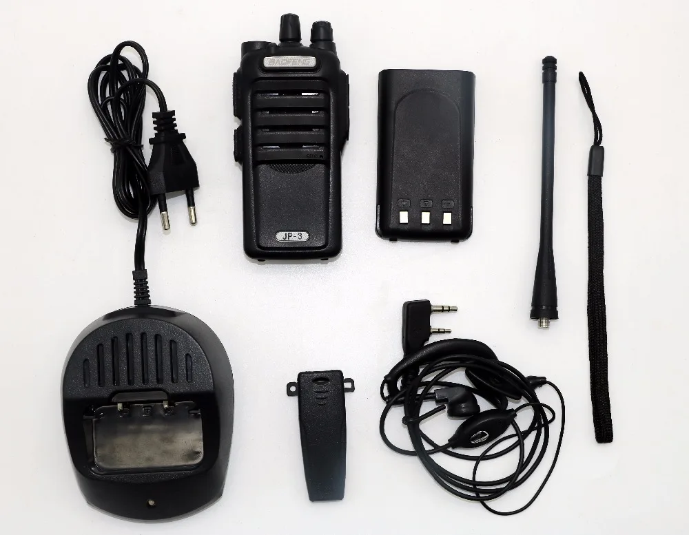 2 шт. Baofeng JP 3 рация BF JP3 16CH 5 Вт UHF 400 470 МГц cb портативный Радиоприемник маленькая