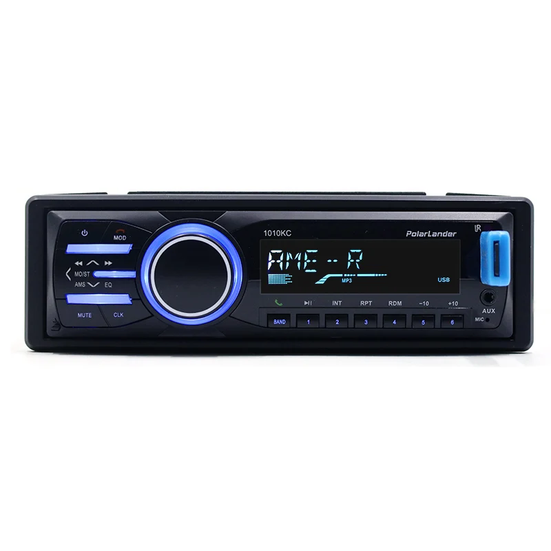 1 Din Bluetooth аудио стерео Съемная панель Авто Радио Fm Usb Tf карта Aux в пульт