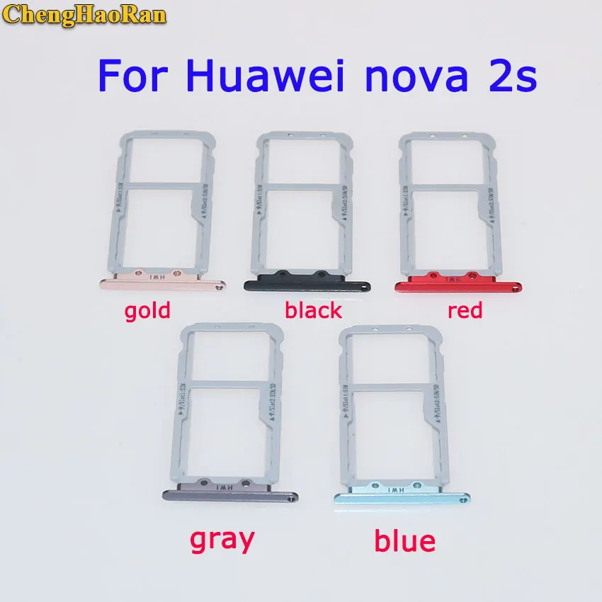ChengHaoRan новый для Huawei nova 2 plus 2s lite держатель Micro Sim карты сменный слот лоток