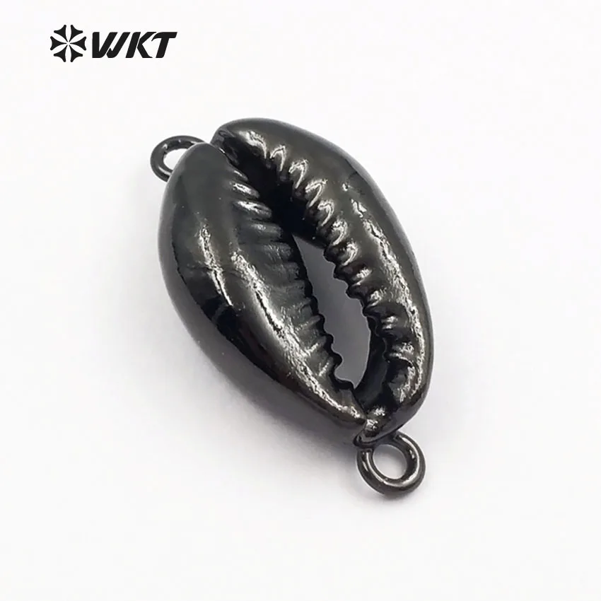 WT JP047 WKT Оптовая продажа Новый стиль натуральный Каури соединители в виде ракушек
