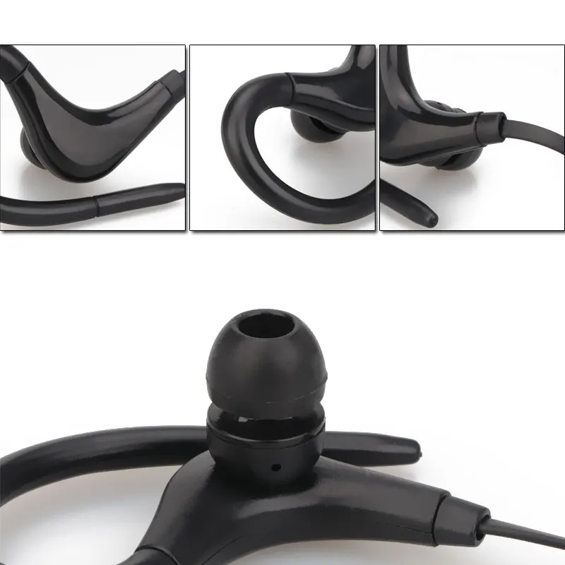 bluetooth наушники Bluetooth 4.1 Ушные крючки с микрофоном для iPhone Xiaomi Samsung Huawei Fone де ouvido