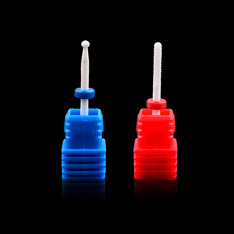

1 Pcs White Ceramic Cuticle Clean Nail Drill Bit Art Electric Machine Accessories Manicure Pedicure Nail Art Tools