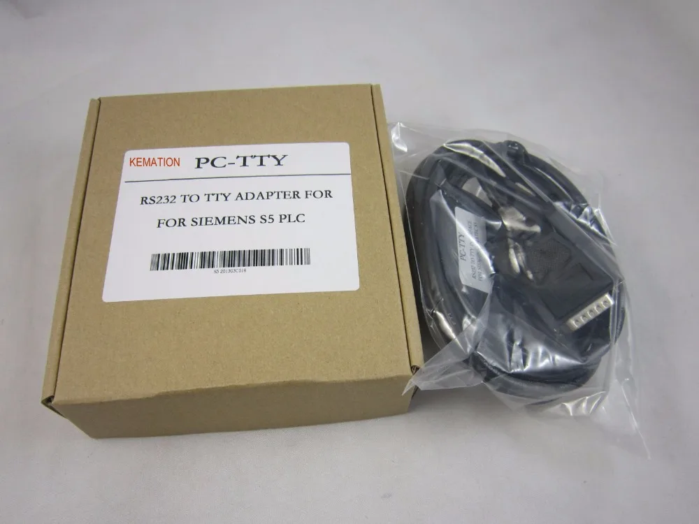 Совместимый кабель RS232 для ПК/штифты PC TTY ДЛЯ Simatic S5 ПЛК 6ES5734 1BD20 (DB15) 6ES5 734 адаптер ПК
