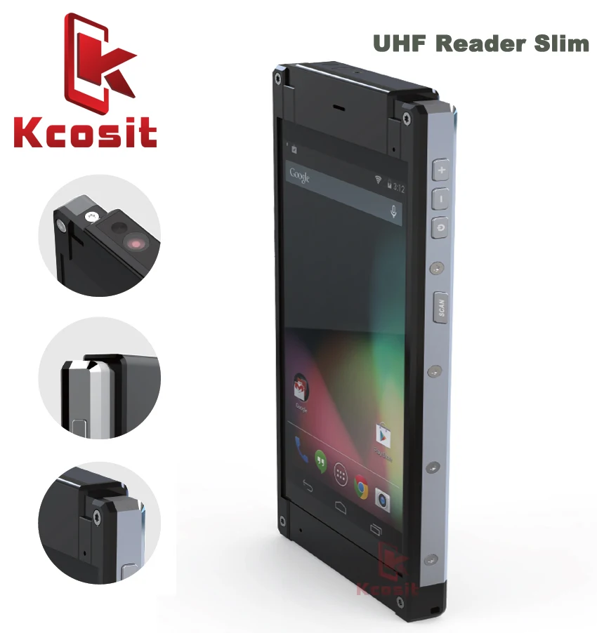 Оригинальный Kcosit X20 Android сканер штрих кода QR 1D 2D Ручной UHF RFID считыватель терминал