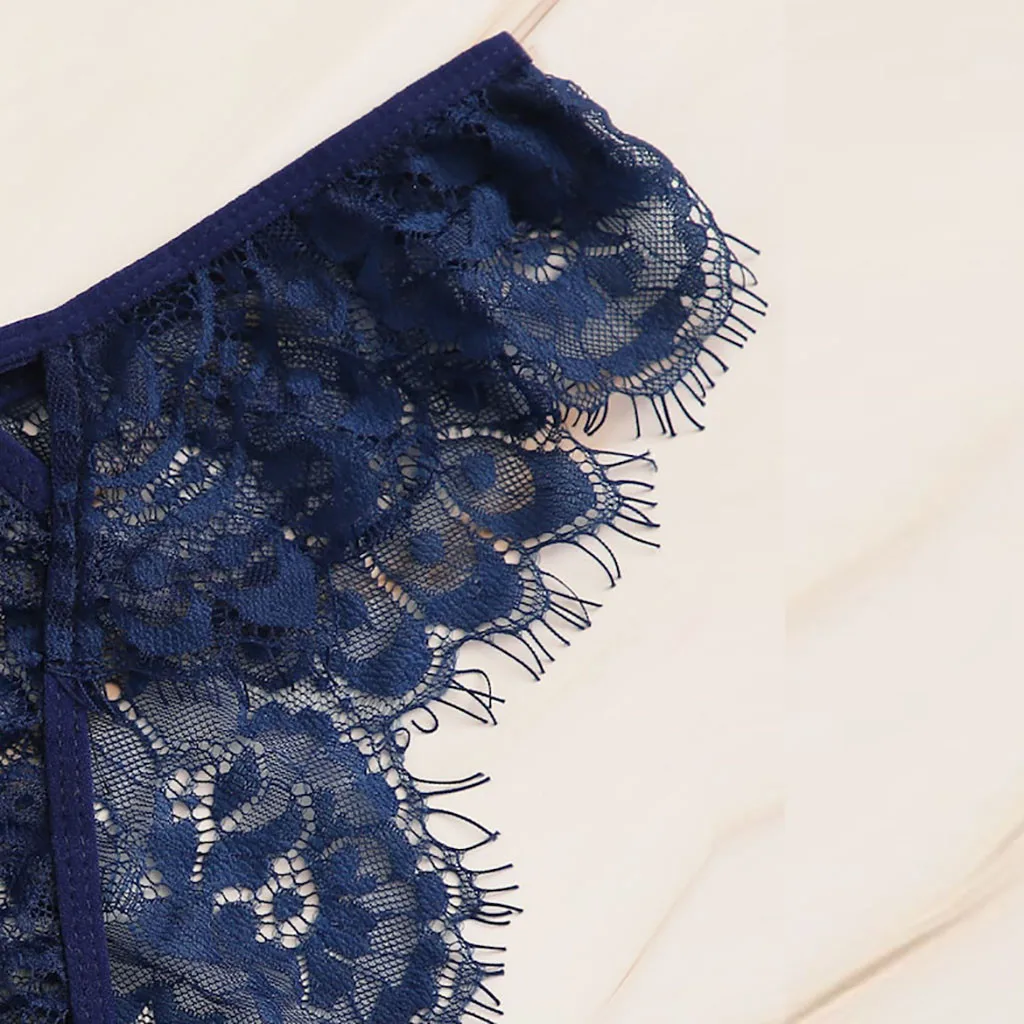 Hot Porno Lace Bra Briefs Seamless Sexy Lingerie Corset Lace Muslin Sleepwear Erotic Clothes Underwear Tops Briefs Sex Shop D3