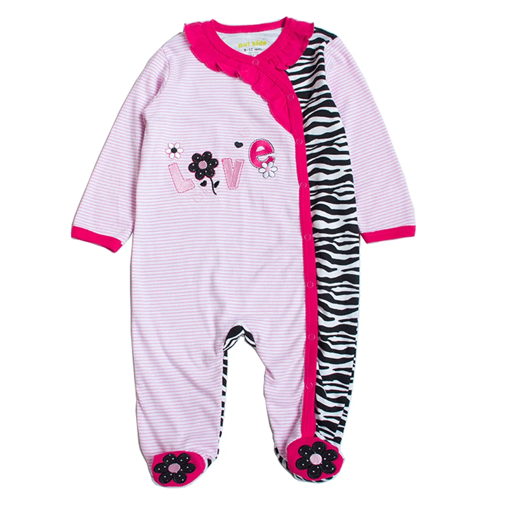 Новинка 2019 модный однобортный Детский комбинезон с круглым вырезом и длинными