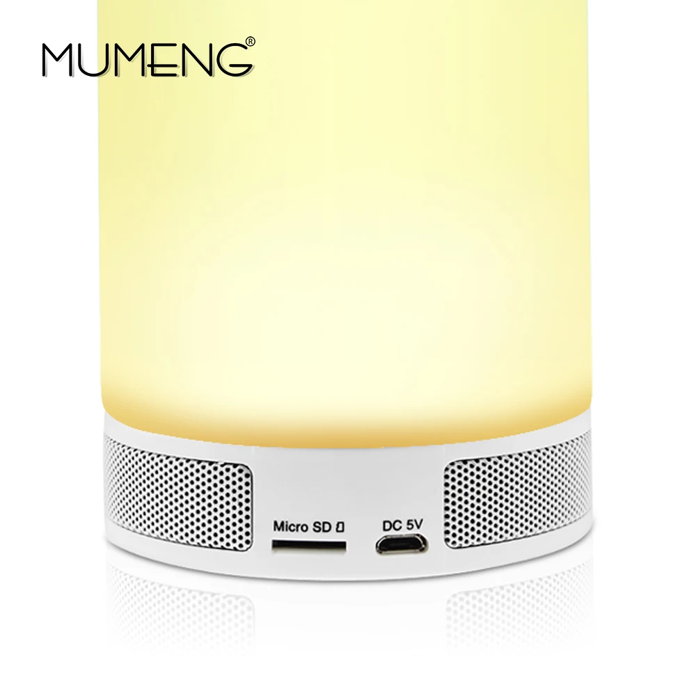 Mumeng Bluetooth динамик настольная лампа Беспроводная музыкальная 3 Вт 12 В прикроватный