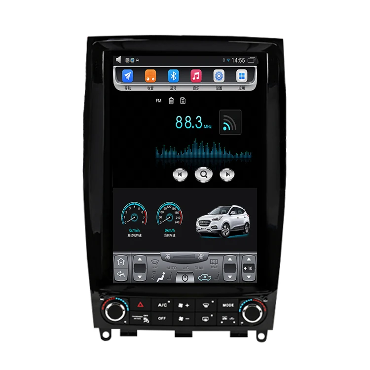 2013 2017 QX50 12 1 дюймовый вертикальный сенсорный экран Android автомобильный GPS навигатор
