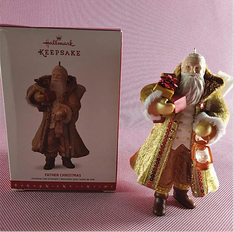 C 1 шт., 8-10 шт., дед, Рождество, Санта, фигурка, Коллекционная модель, игрушка, Рождественская елка, орнамент, игрушки, рождественский подарок - Цвет: C
