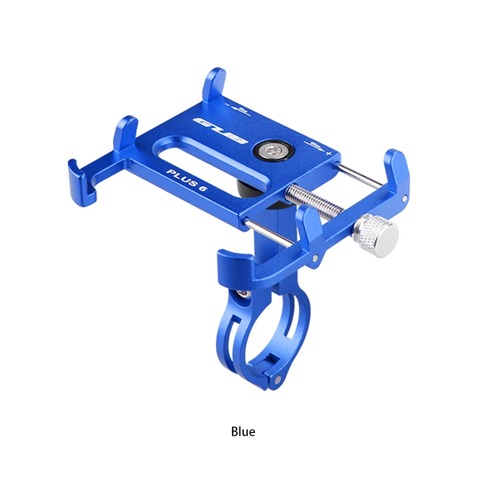 Plus 6 Blue GUB Plus 6 алюминиевый сплав MTB велосипед держатель телефона мотоцикл поддержка gps держатель для велосипеда аксессуары для руля велосипеда - Цвет: Plus 6 Blue