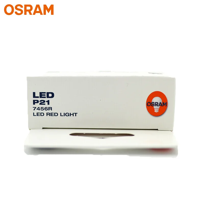 OSRAM СВЕТОДИОДНЫЙ красный цвет P21W Стандартный подходящий 7456R S25 1156 автомобильный