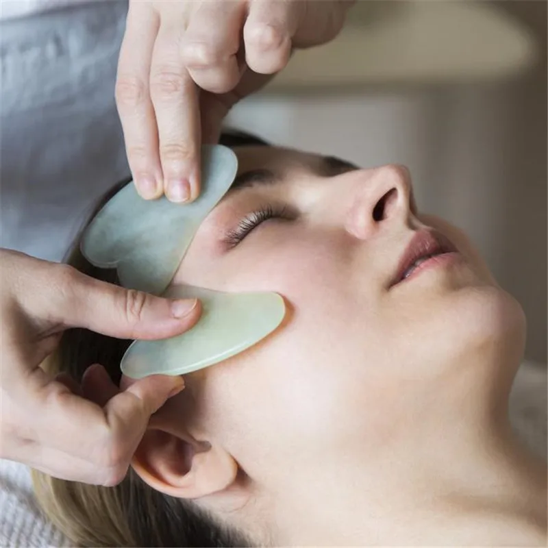 Прямая поставка 1 шт. инструмент для подтяжки лица и шеи Gua Sha китайская медицина