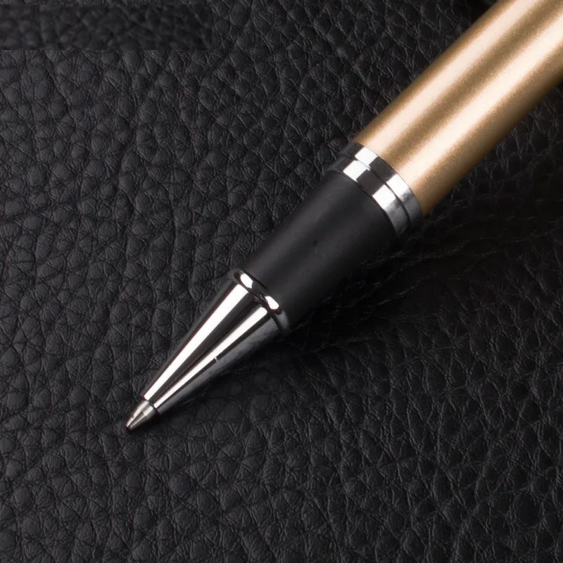 Шариковая ручка Jinhao 750 цвета шампанского золотого и серебряного с черными/синими