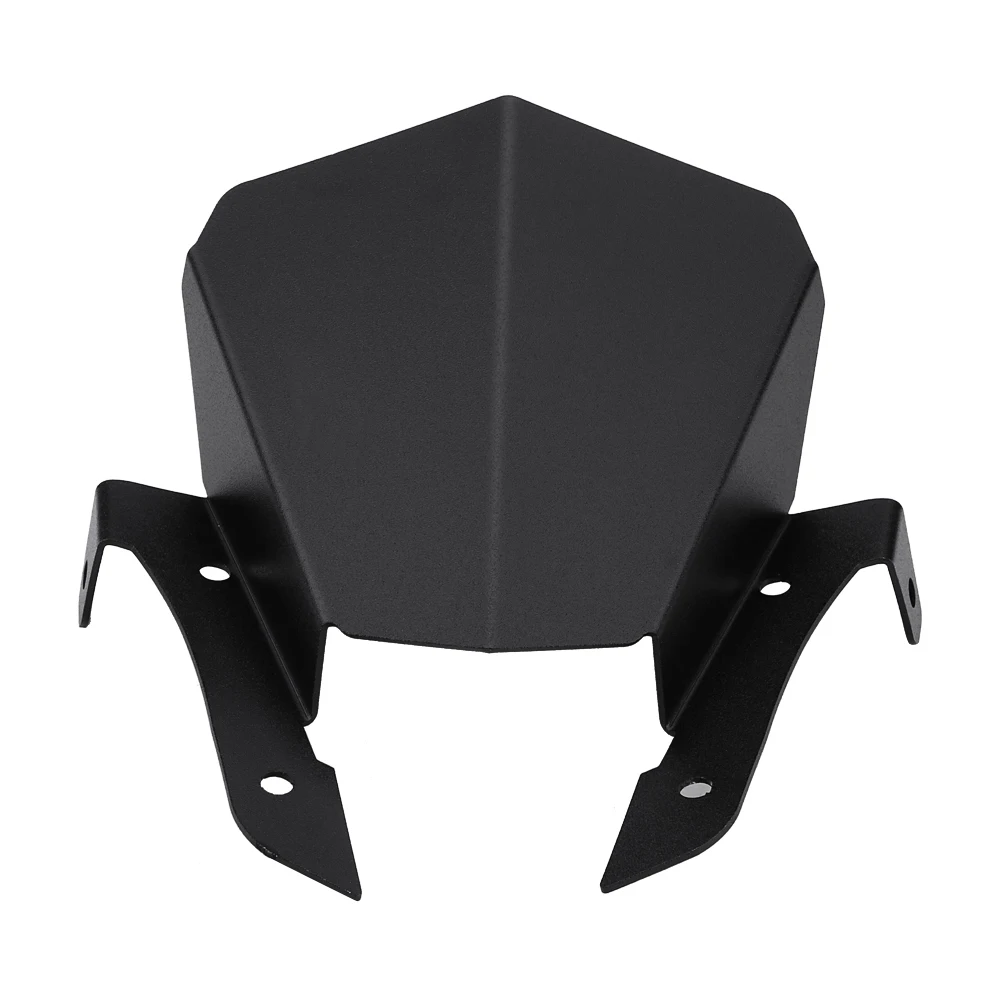 

never fade Motorbike Modification Black Aluminum Alloy Windshield Windscreen Protector fit for Yamaha MT-07 FZ-07 2014-2017