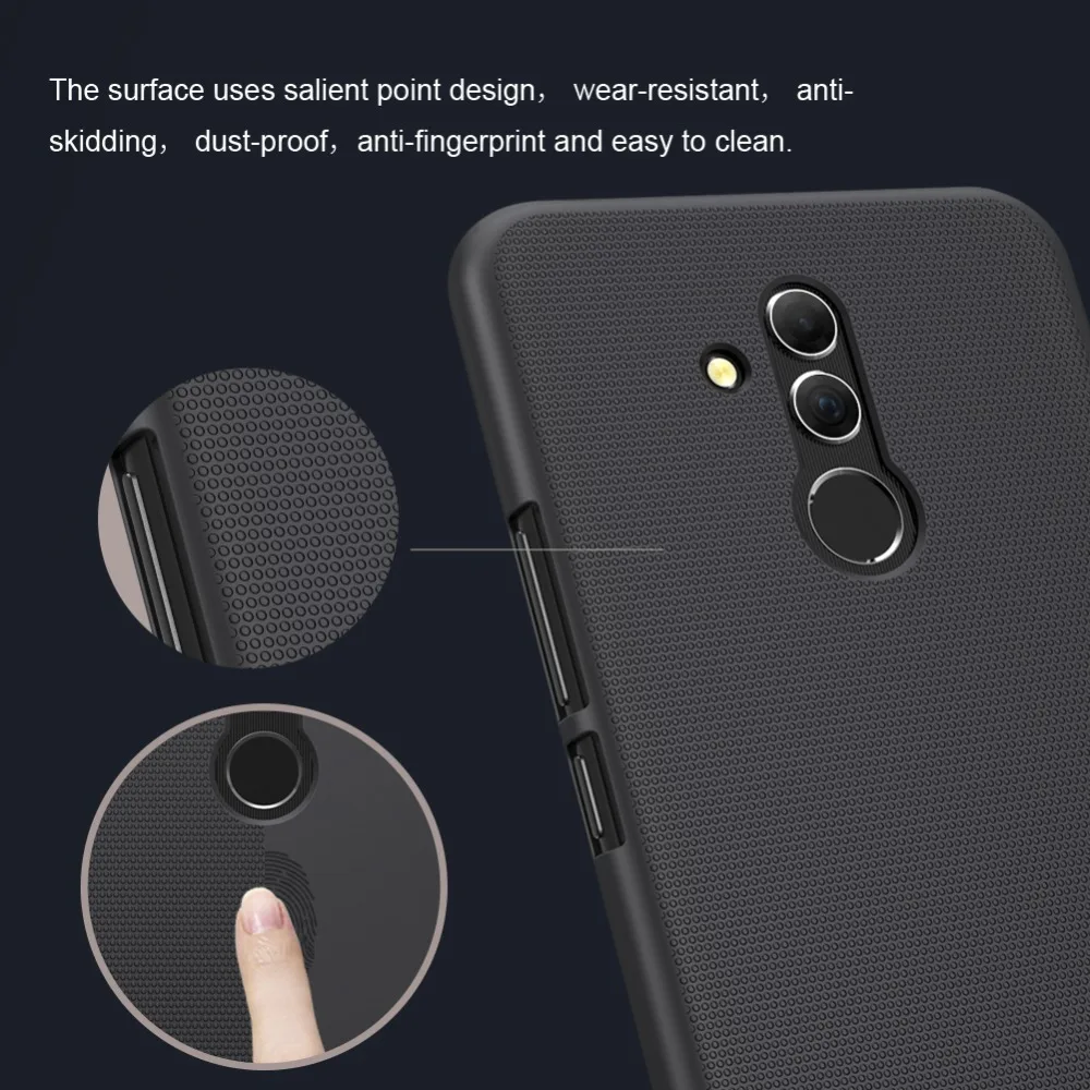 Роскошный Матовый Жесткий чехол NILLKIN для Huawei Mate 20 Lite ультратонкий противоударный
