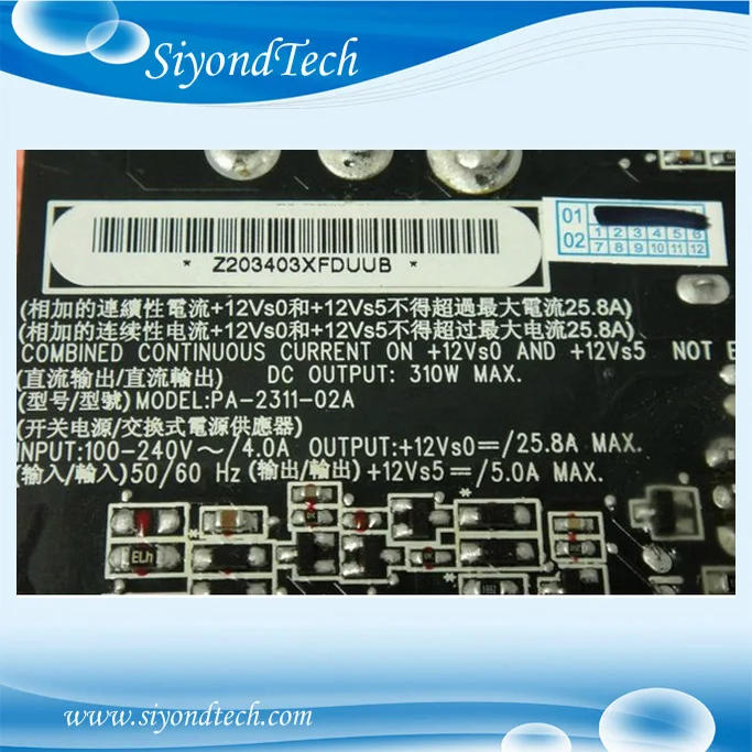 90% новый источник питания 310 Вт PA-2311-02A ADP-310AF B Для iMac 27 &quotA1312 2009 2010 2011 | Компьютеры и