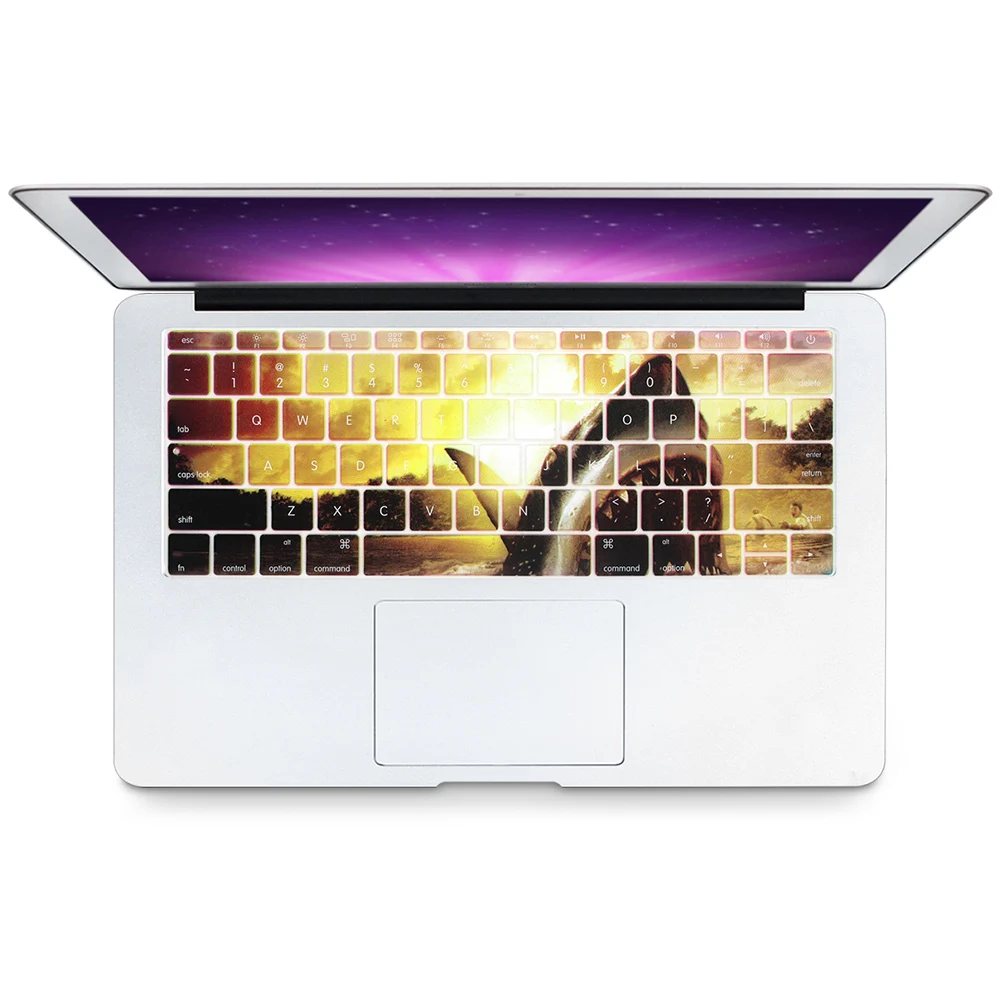 Силиконовый чехол для клавиатуры защита кожи много изображений Macbook 12 retina 2016 2017