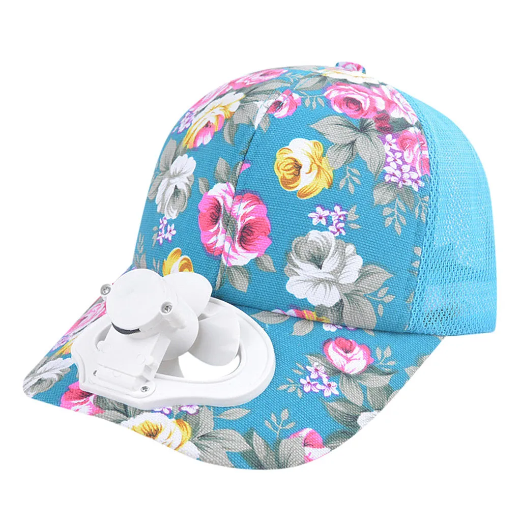 2019 Summer Fan Cooling Sunhat Cap Hat USB Charging Breathable Shade Sunscreen Chapeu De Praia #82 | Аксессуары для одежды