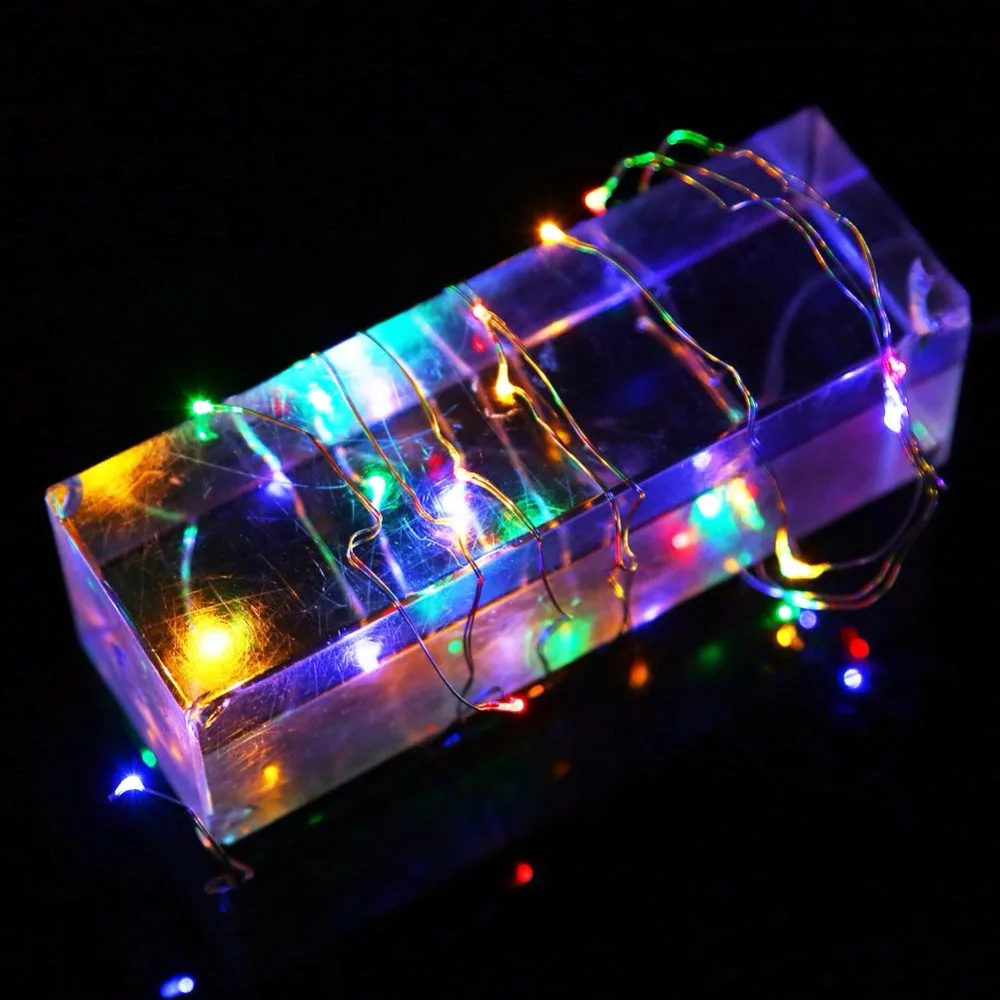 Лидер продаж 2 м 20 светодиодов медная проволока кнопка миниатюрная сказочная