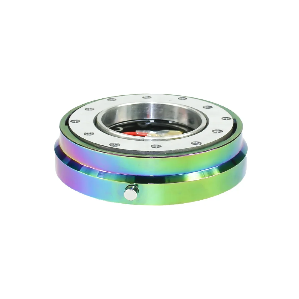 CNSPEED Автомобильный руль quick release Hub тонкая версия 6 отверстие адаптер выхватить Босс Комплект Фиолетовый Синий Золотой Черный YC100951