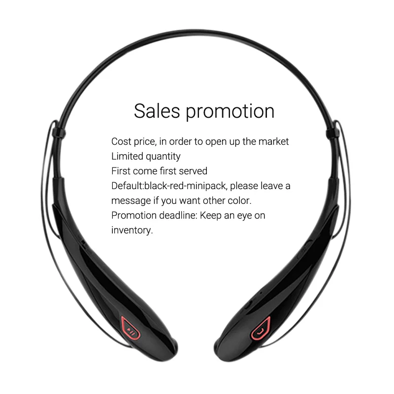 Sales promotion WXYY, большие емкости, bettery, свободные руки, Спортивные Беспроводные наушники, беспроводные наушники, bluetooth наушники, гарнитура с микрофоном, стерео - Цвет: Sales promotion