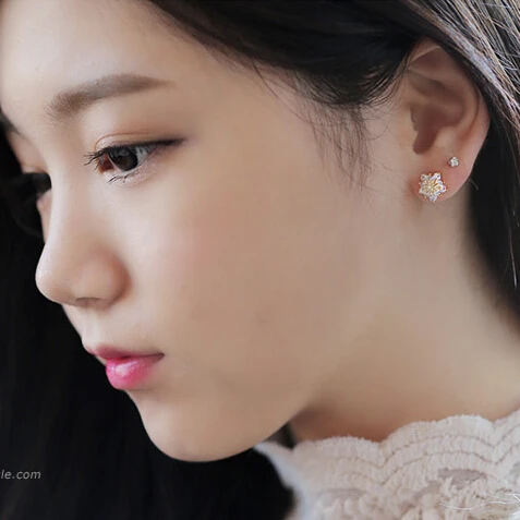 10 шт. Женщина девушка Корея горячие моды серьги женский темперамент алмазов