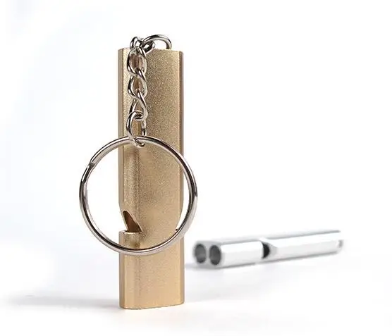 Свисток для повседневного использования на открытом воздухе с двумя трубками