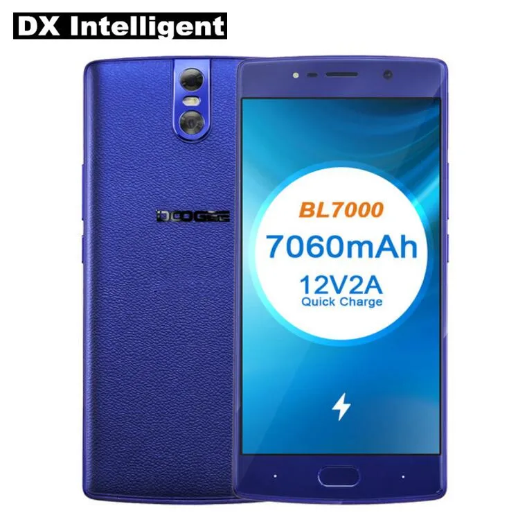 DOOGEE BL7000 7060 мАч 12 В 2A Quick Charge 4 г LTE MT6750T Octa Core 5 &quotFHD Гб + 64 13MP двойной задний камеры