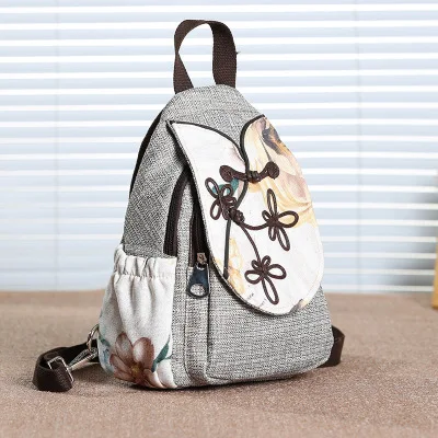 

New Fashion Appliques Women Small Backpack!Hot Casual Lady Shopping Backpacks Top Canvas Multi-use Appliques Cover backpack