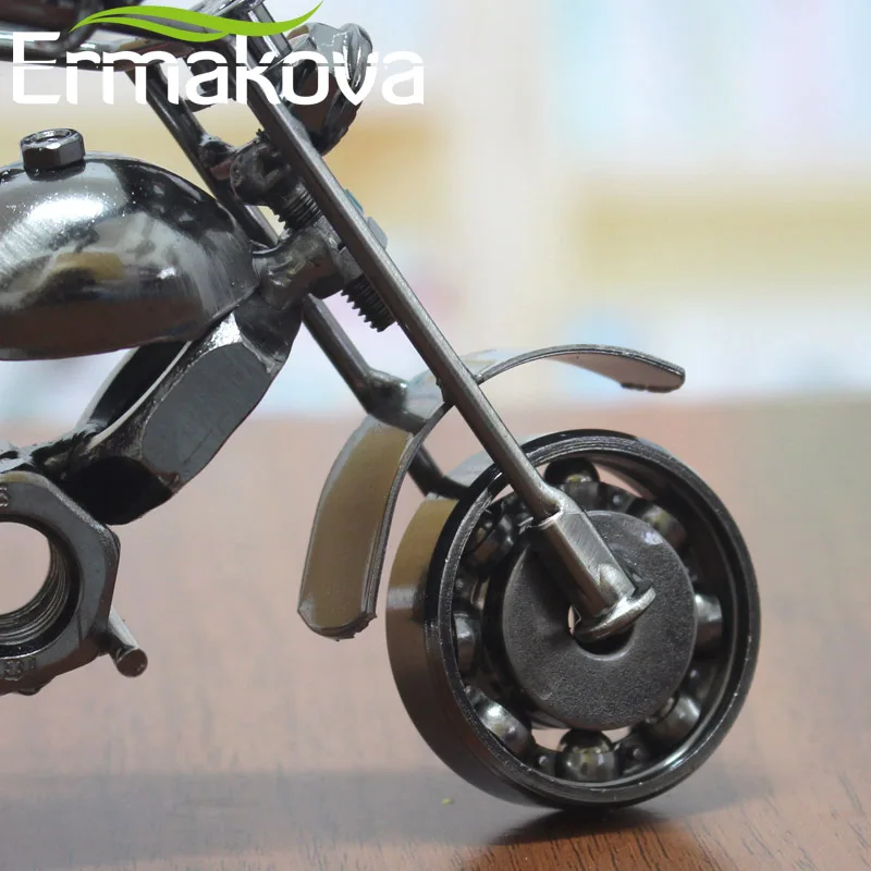 Винтажная модель мотоцикла ERMAKOVA 5 стилей ретро фигурка мотора железный мотоцикл