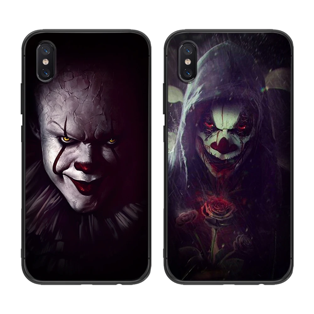 Темный ужас Скелет клоуна для Xiaomi Redmi Note 5 S2 7 Plus 6x3 3S Pro 4A 4X 5A 6A премьер-чехол mi 9 8 RG Lite
