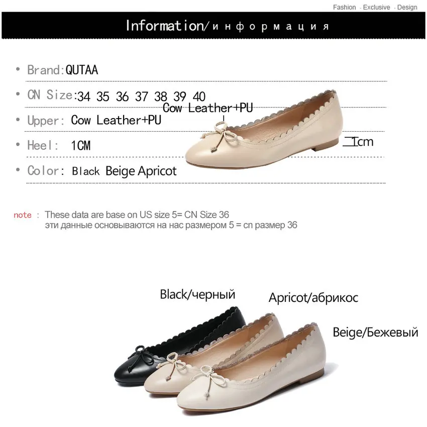 QUTAA/2019 женские туфли лодочки модная обувь на низком каблуке универсальные