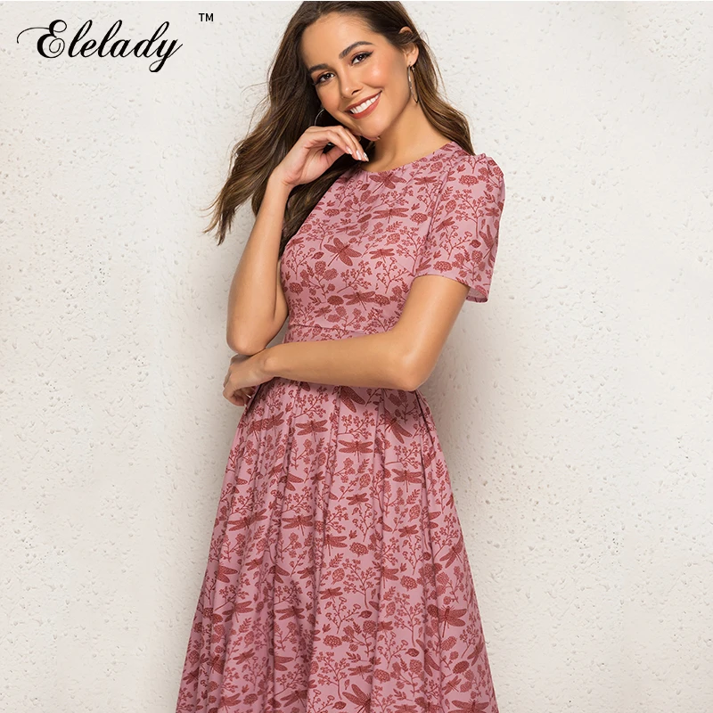 Elelady 2019 новые летние модные шикарные женское платье Для женщин Элегантные линии