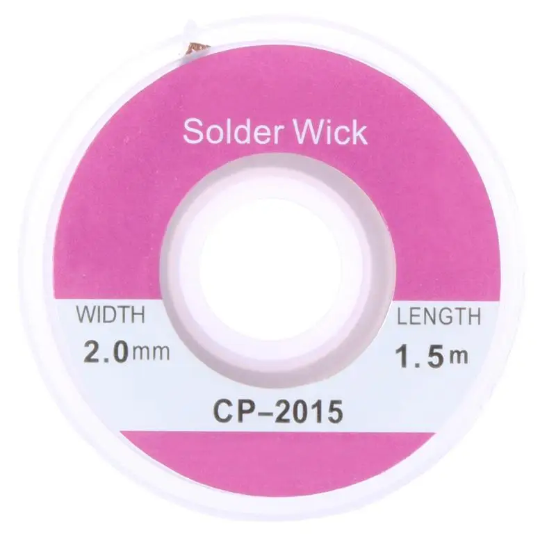 10pcs 1.5m 2.0mm Desoldering Braid Solder Remover Sucker Flux Wick Cable Wire Pure Oxygen-free Copper | Инструменты