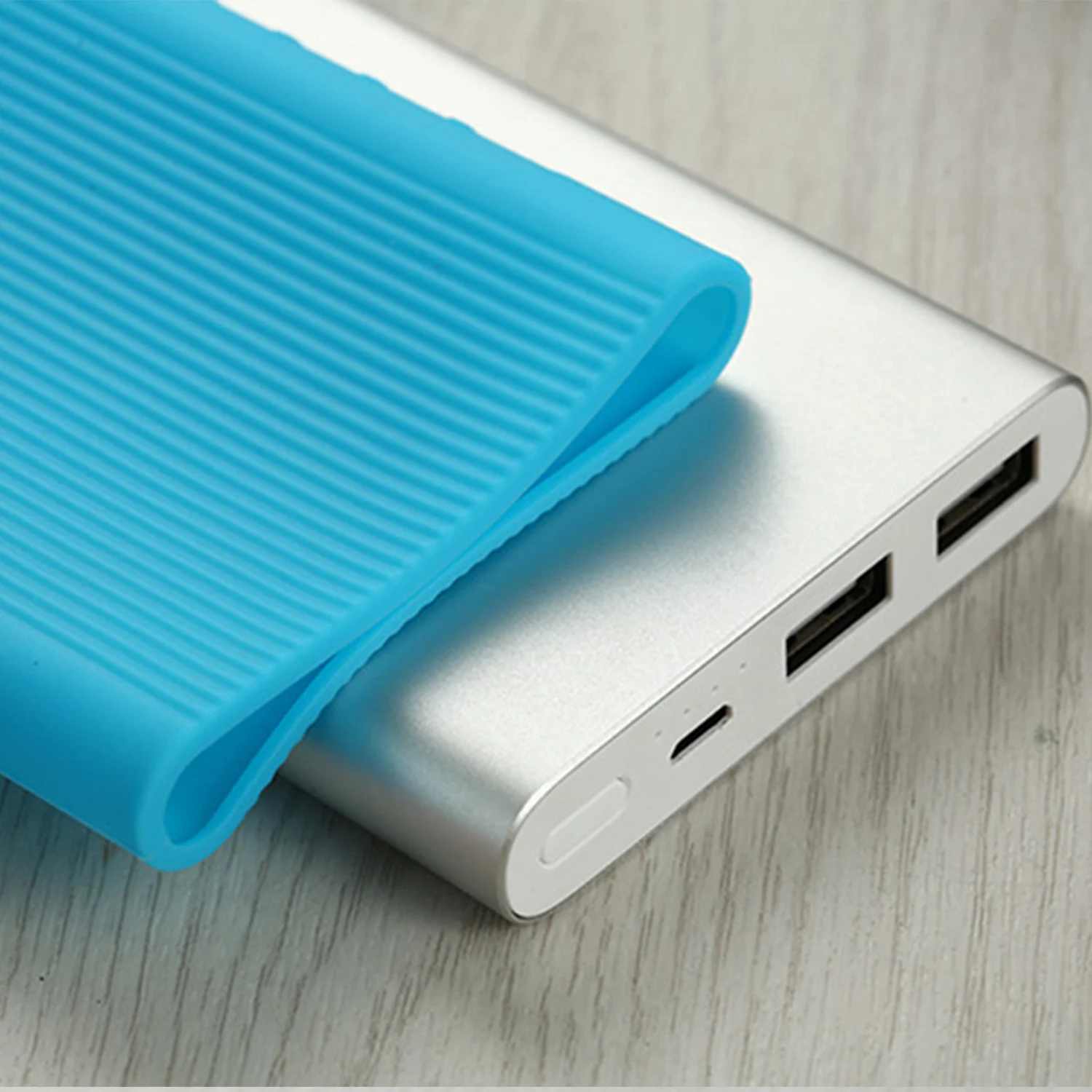 Силиконовый защитный чехол сумка для Xiaomi Xiao Mi 2 10000 мАч Двойной внешний