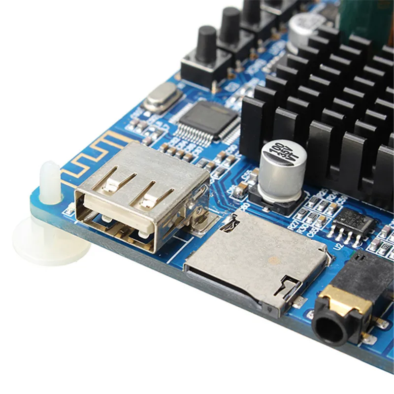 LEORY SW HF41 TPA3116 CH2.1 цифровой усилитель плата беспроводной bluetooth USB TF Аудио чип стерео