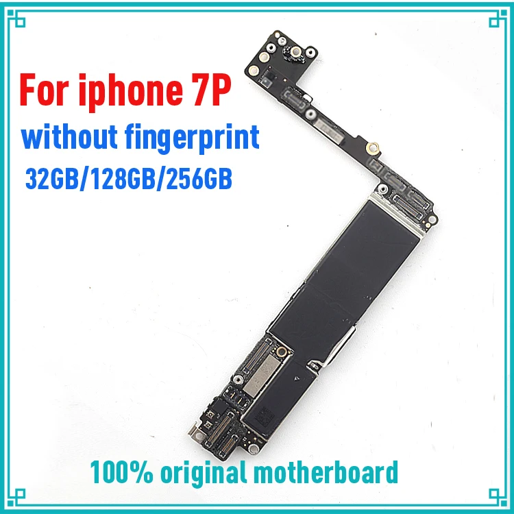 Разблокированная материнская плата 32 гб 128 256 для iphone 7 Plus оригинальная с Touch ID/без