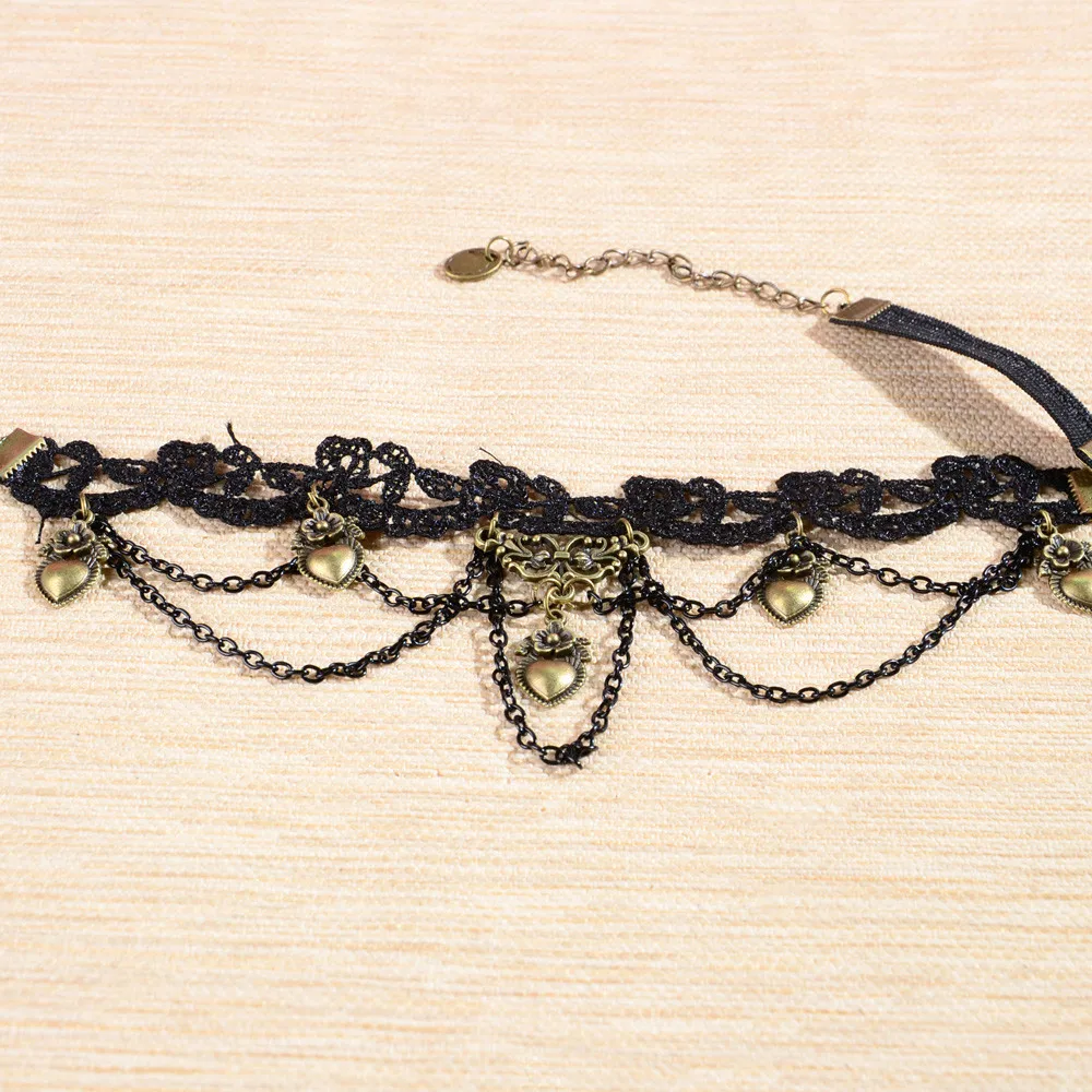 New Arrival Retro Palace Charming Rhinestone Sexy Black Lace Body Arm Chain Armlet Armband Bracelet Wedding Party Bridal Jewelry | Украшения