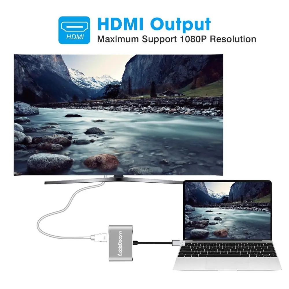 Кабель USB3.0 к HDMI DVI адаптер HD 1080P видео Графический конвертер только для Windows 7/8/10