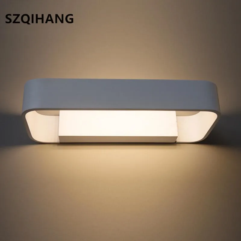 

High Quality Modern minimalist 10W LED aluminum lamp bedside lamp wall lamp room bathroom mirror light direct creative aisle