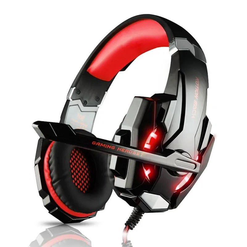 KOTION EACH 3 5 мм игровая гарнитура casque PS4 Игровые наушники с микрофоном LED для