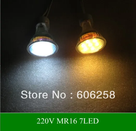 220 В-240 В MR11 СВЕТОДИОДНЫЕ Лампы Кубка 7 СВЕТОДИОДНЫЙ Прожектор Светодиодные 20 ШТ. |