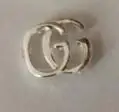 100 шт Nial Art украшения из сплава - Цвет: GG 10mm silver