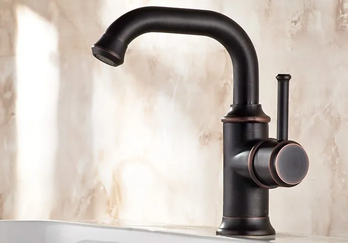 Бронзовый кран для раковины с одной ручкой anf267 | Обустройство дома