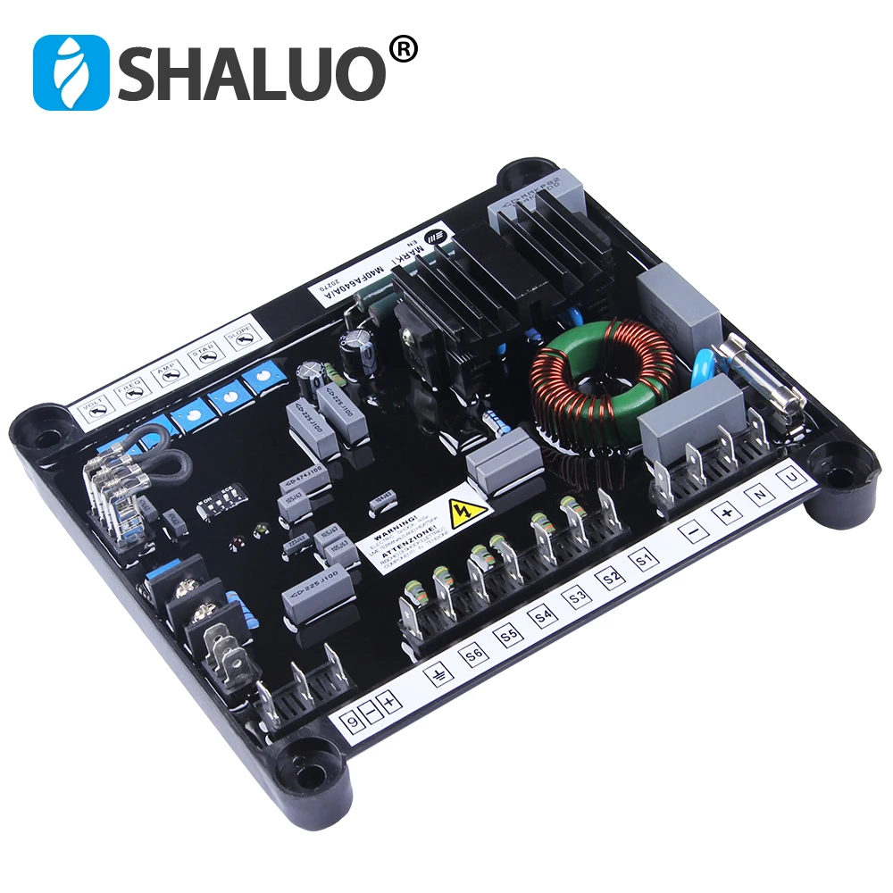 AC AVR M40FA640A Marki бесщеточный бесшумный дизельный генератор автоматические регуляторы напряжения 380 В трехфазный Регулируемый стабилизатор
